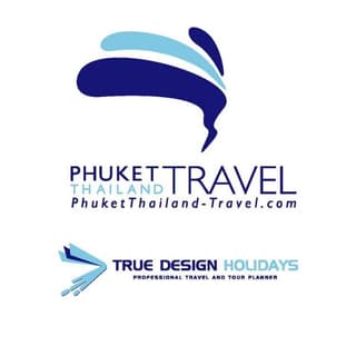 โลโก้ Phuket Thailand Travel และ True Design Holidays — ทัวร์ภูเก็ต