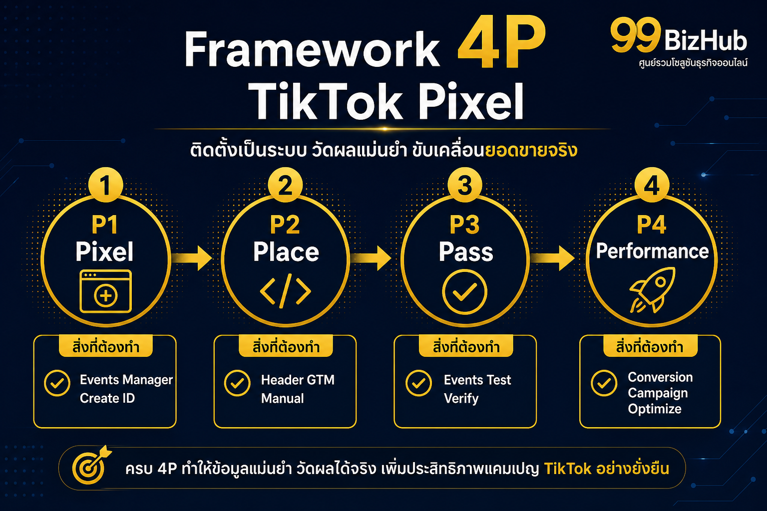 Framework 4P TikTok Pixel Pixel Place Pass Performance